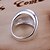 cheap Rings-Band Ring Silver Silver Plated Alloy Ladies Unusual Unique Design / Women&#039;s