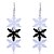 cheap Earrings-Earring Drop Earrings Jewelry Women Daily Alloy Black / White