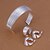 billiga Jewelry Set-Smyckeset - Försilvrad Minimalistisk Stil Omfatta Öronpiercing / Kedje &amp; Länk Armband Silver Till Bröllop / Party / Födelsedag / Ringar / Örhängen