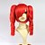 Χαμηλού Κόστους Περούκες Ηρώων Βιντεοπαιχνιδιών-Περούκες για Στολές Ηρώων Vocaloid Kasane Teto Anime / Βιντεοπαιχνίδια Περούκες για Στολές Ηρώων 16 inch Ίνα Ανθεκτική στη Ζέστη Γυναικεία Αποκριάτικες Περούκες