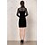 cheap Women&#039;s Dresses-Black Dress All Seasons Vintage Black Blue Wine