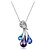 levne Náhrdelníky-Okouzlující slitina s Crystal a barevné náhrdelník štrasové žen (více barev)