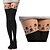 cheap Stockings-Socks / Long Stockings / Thigh High Socks Gothic Lolita Dress Lolita See Through Women&#039;s Lolita Accessories Print / Skull Stockings Velvet