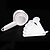 cheap Measuring Tools-Kitchen Cook Black Plastic Teaspoon Scoop Measuring Spoons Cups Measuring Set Tools