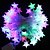 cheap WiFi Control-220V 5m String Lights 28 LEDs RGB Color-Changing Christmas Star Decorative Lamp