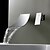 levne Nástěnné-Lightinthrbox Sprinkle® Dřezové faucety - Moderní Pochromovaný / Galvanicky potažený Nástěnná montáž / Vodopád S dvěma otvory