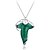 cheap Necklaces-Spirit Leaf Green Alloy Men&#039;s Necklacee(Pendant Can be used as Brooch)