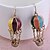 cheap Earrings-Colorful Enamel Balloon Earrings