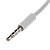 billige Lydkabler-USB 2.0 kvinde til 3,5 mm han kabel hvid (RC-033-WH-0,15M)