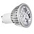 זול נורות תאורה-4W GU10 תאורת ספוט לד 4 350-400 lm לבן חם לבן קר AC 220-240 V עשרה חלקים