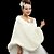 cheap Wraps &amp; Shawls-Fur Wraps / Wedding  Wraps Shawls Long Sleeve Faux Fur Ivory Wedding / Party/Evening / Casual