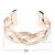 cheap Bracelets-Stripe Carve Braided Cuff Bracelet(More Colors) Classical Feminine Style