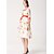 cheap Women&#039;s Dresses-Women&#039;s Sunflower Print Midi Dress