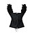 cheap Historical &amp; Vintage Costumes-Black Swan Vintage Style Gothic Lolita Corset Black Lolita Accessories