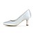 cheap Women&#039;s Heels-Women&#039;s Spring / Summer / Fall Heels Satin / Stretch Satin Wedding Stiletto Heel Blue / Purple / Red / Ivory / White / Gold