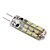 billige Bi-pin lamper med LED-1 W LED-kornpærer 100-120 lm G4 T 24 LED perler SMD 3014 Kjølig hvit 12 V