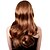 billige Syntetiske parykker-Capless lang syntetisk Golden krøllet hår paryk Full Bang