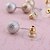 billige Mode Øreringe-lille kugle mat øreringe sæt (2 par per sæt) klassisk feminin stil