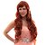 Χαμηλού Κόστους Συνθετικές Trendy Περούκες-Συνθετικές Περούκες Στυλ Περούκα Κόκκινο Συνθετικά μαλλιά Γυναικεία Περούκα Απόκριες Περούκα