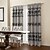 billige Gardiner-To paneler Vindue Behandling Designer Polyester Materiale Gardiner forhæng Hjem Dekoration For Vindue