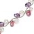 cheap Jewelry Sets-Elegant Pearl with Vilot Amethyst Quartz Necklace &amp; Bracelet Set