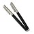 cheap Writing Tools-Thin Rod Portable Fountain Pen for Study and Business(Black)
