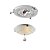 cheap Ceiling Lights-LightMyself™ 40 cm (16 inch) Crystal / LED Flush Mount Lights Nickel Modern Contemporary 110-120V / 220-240V