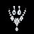 levne Sady šperků-Dámské imitace drahokamu Svatební Párty Zvláštní příležitosti Narozeniny Zásnuby Slitina Küpeler Náhrdelníky