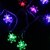 levne Ovládání přes WiFi-5m 220v 28 leds rgb string světla Vánoční vločka dekorativní lampa řetězec