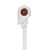 voordelige TWS True Wireless Headphones-Lettergreep G02-002 stijlvolle in-ear oortelefoon Control for Android Phone-Wit