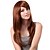 cheap Synthetic Trendy Wigs-Capless Long Synthetic Golden Blonde Straight Hair Wig Side Bang