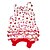 preiswerte Hundekleidung-Hund Kleider Frucht Hundekleidung Welpenkleidung Hunde-Outfits Rot Kostüm für Mädchen und Jungen Hund Baumwolle XS S M L