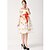 cheap Women&#039;s Dresses-Women&#039;s Sunflower Print Midi Dress