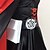 baratos Fantasias Anime-Inspirado por RWBY Ruby Rose Anime Fantasias de Cosplay Ternos de Cosplay Retalhos Manga Longa Vestido / Corpete / Cinto Para Mulheres / Cetim