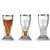 abordables Vasos-350cc taza de cerveza de cristal resistente al calor de la taza creativa de vidrio de doble pared, ganar taza taza grande de agua