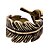 cheap Rings-Women&#039;s Statement Ring Bronze Copper Alloy Fashion Wedding Party Jewelry Feather Bullet / Multi-stone