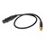 levne Kabely-jsj® 0,5m 1,64ft RCA zástrčka XLR kabel Černá mikrofonu KTV