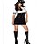 cheap Sexy Uniforms-Women&#039;s Uniforms Stewardess Uniform Sex Cosplay Costume Solid Colored Dress Belt Hat / Tie / Tie