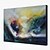 זול ציורים אבסטרקטיים-ציור שמן צבוע-Hang מצויר ביד - מופשט עכשווי כלול מסגרת פנימית / בד מתוח
