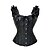 levne Historické a vintage kostýmy-Černá labuť Retro styl Gothic Lolita Korzet Černá Lolita Příslušenství