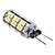 billige Bi-pin lamper med LED-1W G4 LED-kornpærer T 26 SMD 3528 50 lm Varm hvit AC 12 V