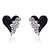 cheap Earrings-Women&#039;s Stud Earrings Drop Earrings Dangle Earrings Heart Ladies Earrings Jewelry White / Black For 1pc