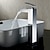 abordables Grifos de baño Sprinkle®-Lightinthrbox Grifos de Baño Sprinkle® - Sobre el Mesón Cromo Cascada / Compacto 1 Orificio