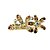 voordelige Bruiloft Zendspoel-Legering Barrette met Rhinestone Casual Hoofddeksels