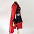 ieftine Anime Costume-Inspirat de RWBY Ruby Rose Anime Costume Cosplay Costume Cosplay Peteci Manșon Lung Rochie / Corset / Centură Pentru Pentru femei / Satin