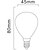 billige Globepærer med LED-3 W LED-globepærer 2700 lm E14 G45 28 LED perler Varm hvit 220-240 V / #