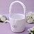 cheap Flower Baskets-Flower Basket Satin 8 3/5&quot; (22 cm) Rhinestone / Sash