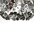 baratos Luzes da ilha-1-cristal de 18 cm (7 polegadas) de cristal / mini globo de metal leve pendente estilo galvanizado moderno contemporâneo 110-120v / 220-240v