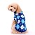 abordables Vêtements pour chiens-Chien Pull Vêtements pour chiots Tartan Mode Classique Hiver Vêtements pour Chien Vêtements pour chiots Tenues De Chien Bleu Costume pour fille et garçon chien Laineux XS S M L XL