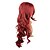 billige Syntetiske trendy parykker-Syntetiske parykker Syntetisk hår Rød Parykk Dame Rød
